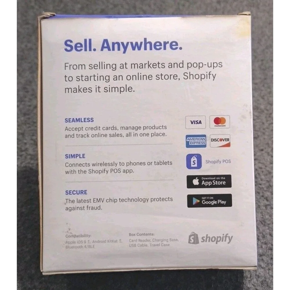 Shopify Chip & Swipe Reader Wireless Connection Model S1701 - Picture 5 of 16